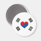 韓国ハート マグネット (正面/裏面)