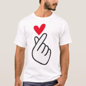 韓国ハート Tシャツ (正面)
