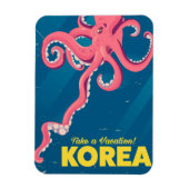 韓国バケーションポスター マグネット (縦)
