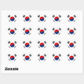 韓国フラグハートシール ハートシール (シート)
