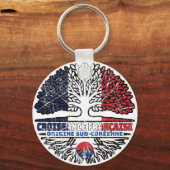 韓国フランスツリフランスのールーツ キーホルダー (正面)