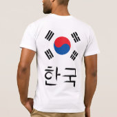 韓国プライド国旗한국 Tシャツ (裏面)