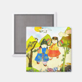 韓国ベビー初の誕生日磁石 マグネット (正面/裏面)