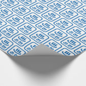 韓国ホット春온천オンチョン |言語 ラッピングペーパー (角)