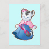 韓国ホワイトタイガー ポストカード (正面)