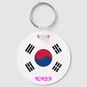 韓国ボタンのスタイルのキーホルダー キーホルダー
