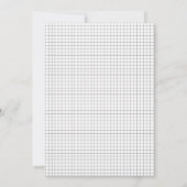 韓国ポップ・アートの音楽K – ガールバポップ・アートのンド誕生日パーティー 招待状 (裏面)