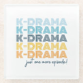 韓国モダンの演劇愛好家もう一つのエピソード ガラスコースター (正面)