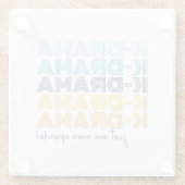 韓国モダンの演劇愛好家もう一つのエピソード ガラスコースター (裏面)