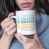 韓国モダン演劇愛好家名前をカスタムする コーヒーマグカップ