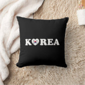 韓国ラブハートフラグ クッション (ブランケット)