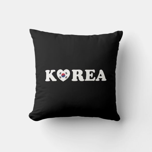 韓国ラブハートフラグ クッション (正面)