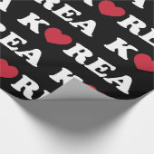 韓国ラブハート包装紙 ラッピングペーパー (角)