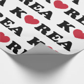 韓国ラブハート ラッピングペーパー (角)