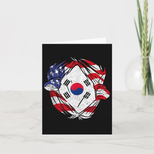 韓国ラブ韓国プライド韓国愛国者 カード (正面)