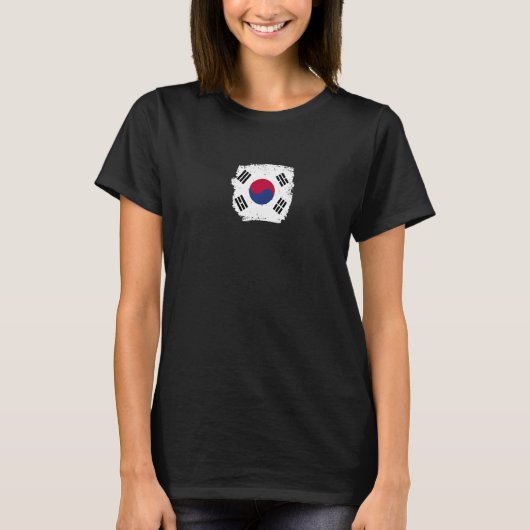 韓国ヴィンテージ韓国国旗 Tシャツ (正面)