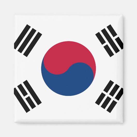 韓国世界国旗 マグネット (正面)