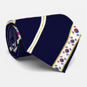 韓国人のストライプな旗 ネクタイ (ロール)