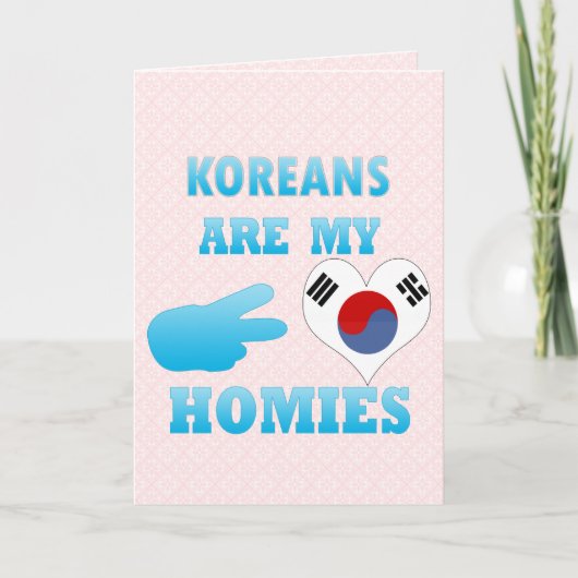 韓国人は私のHomiesです カード (正面)
