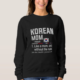 韓国人ママの定義 母の日 スウェットシャツ
