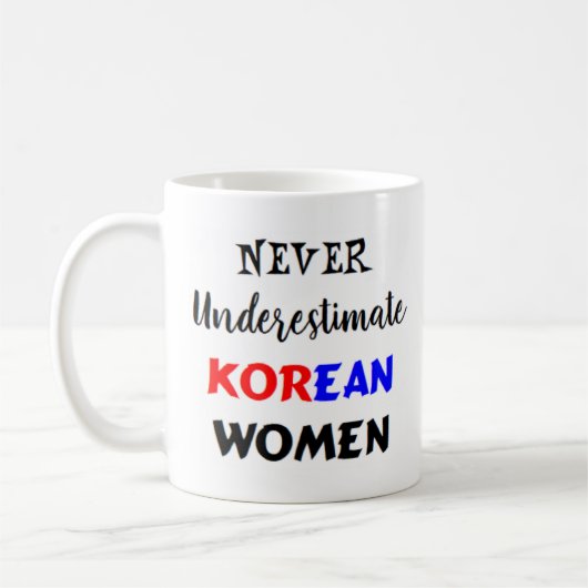 韓国人女性コーヒーマグ コーヒーマグカップ (左)