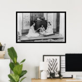 韓国人女性スティックスアイロン1910年 ポスター (ホームオフィス)