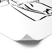 韓国人女鼓舞のポスター ポスター (角)