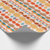 韓国伝統的のフルーツとスイーツ돌잡이、추석、폐백 ラッピングペーパー (角)