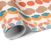 韓国伝統的のフルーツとスイーツ돌잡이、추석、폐백 ラッピングペーパー (ロールコーナー)