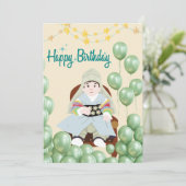 韓国伝統的の最初の誕生日カード 招待状 (スタンド正面)