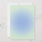 韓国伝統的の最初の誕生日カード 招待状 (裏面)