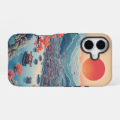 韓国伝統的の絵を描市内ケース iPhone 16ケース (裏面横)