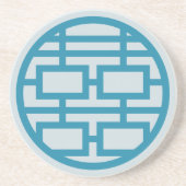 韓国伝統的文化パターン コースター (正面)