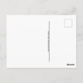 韓国伝統的門ハノックハウス ポストカード (裏面)