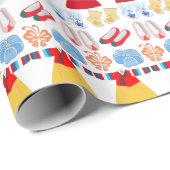 韓国伝統的韓宝とアクセサリー ラッピングペーパー (ロールコーナー)