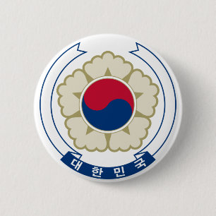 韓国南部の紋章 缶バッジ