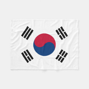 韓国国国立世界旗 フリースブランケット