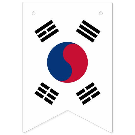 韓国国旗とパーティー韓国のバナー/結婚式 バンティングフラッグ (第2の旗)
