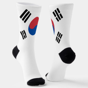 韓国国旗と愛国韓国プライド ソックス
