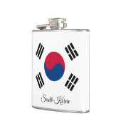韓国国旗と旅行韓国/スポーツファン フラスク (左)