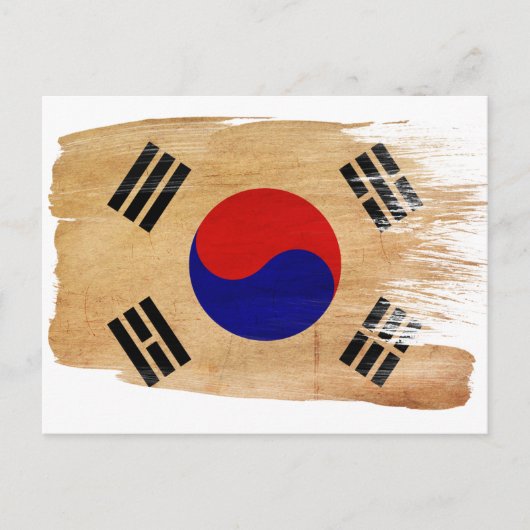 韓国国旗のはがき ポストカード (正面)