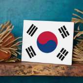 韓国国旗のプラーク フォトプラーク (側面)