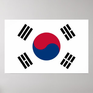 韓国国旗のポスター ポスター