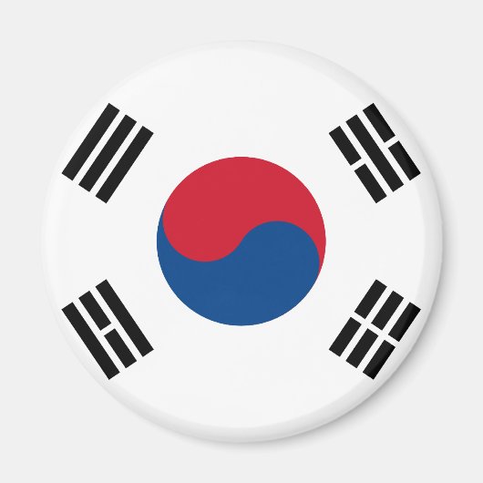 韓国国旗のマグネット マグネット (正面)
