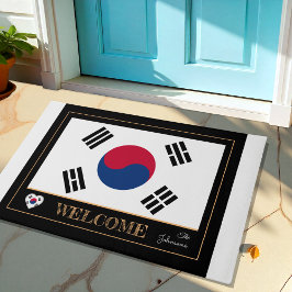 韓国国旗の下敷き/スポーツ歓迎 ドアマット