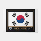 韓国国旗の下敷き/スポーツ歓迎 ドアマット (正面)