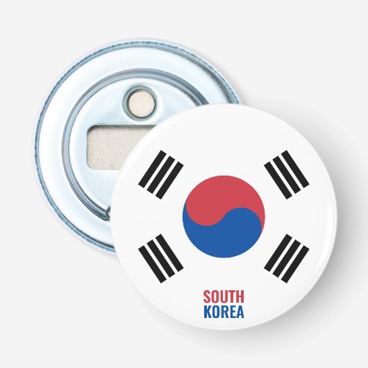 韓国国旗の喜びと愛国心 栓抜き (正面)