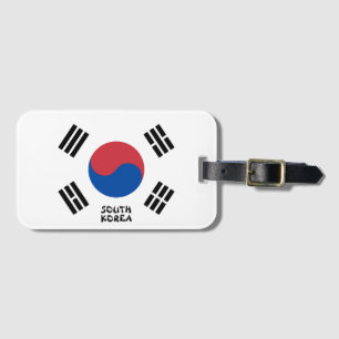 韓国国旗の愛国心 ラゲッジタグ