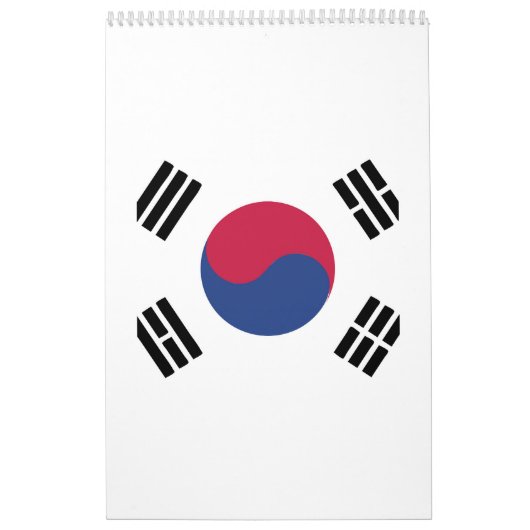 韓国国旗の紋章 カレンダー (カバー)