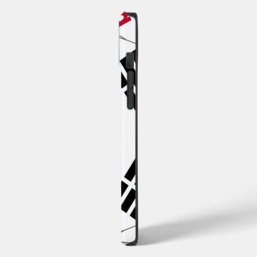 韓国国旗の色彩美術プリント/グラフィック Case-Mate iPhoneケース (裏面 / 左)